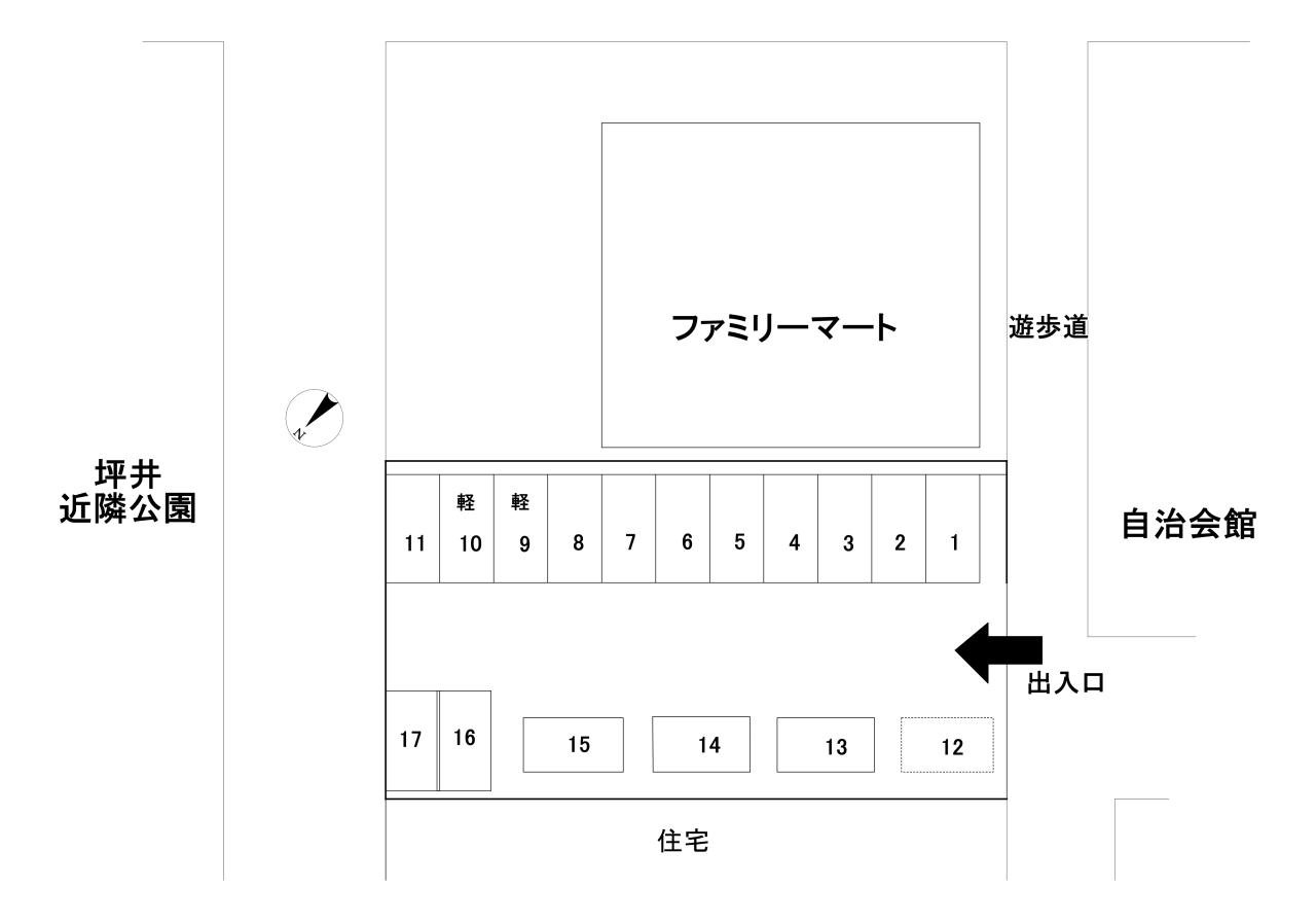 公園前P位置図